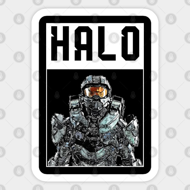 Master Chief Sticker by RifkyAP28